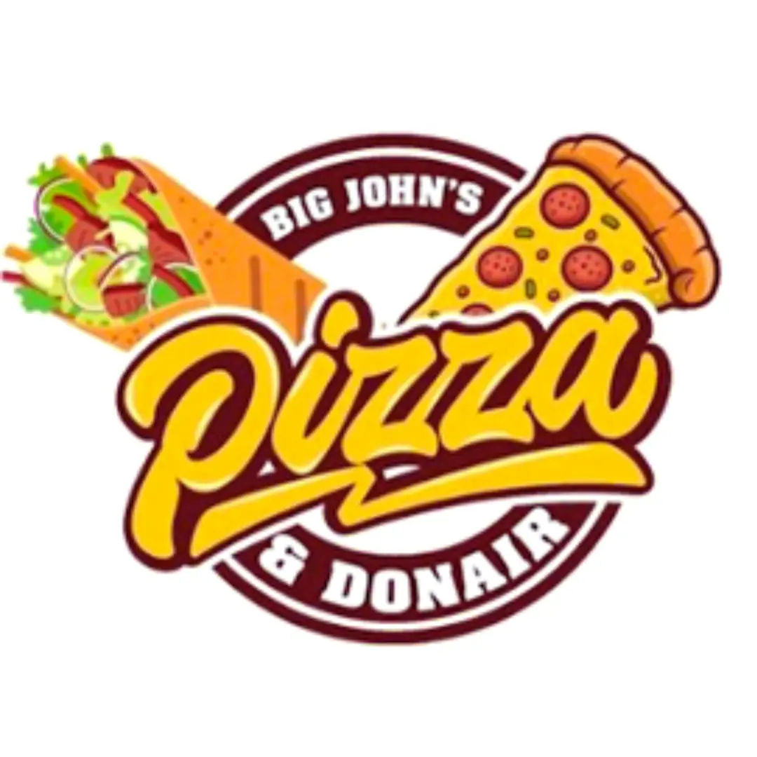 BIG John's Pizza and Donair Logo